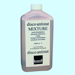 Жидкость для мойки виниловых пластинок: Knosti Disco-Antistatic Mixture (1 литр), art. 3509
