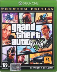 Програмний продукт на BD диску Grand Theft Auto V Premium Online Edition [Xbox One, Blu-Ray диск]