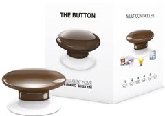 Розумна кнопка Fibaro The Button, Z-Wave, 3V ER14250, коричнева