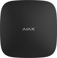 Інтелектуальний центр системи безпеки Ajax Hub (GSM + Ethernet), 230V, Jeweller, чорний
