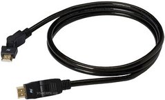 Кабель HDMI: с изменяемым углом коннектора: Real Cable HD-E-360 (HDMI-HDMI) 1.4 3D Ethernet 1M50