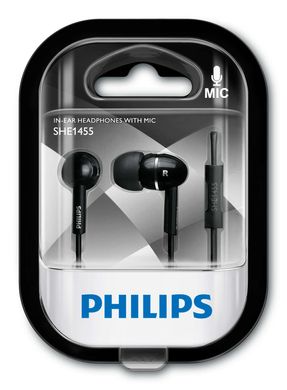 Навушники Philips SHE1455BK Чорний