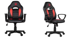 Ігровое крісло 2E GAMING GC21 (JUNIOR) Black/Red