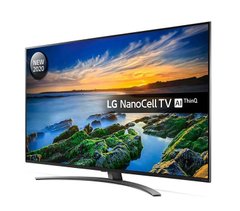 Телевiзор 49" NanoCell 4K LG 49NANO866NA Smart, WebOS, Black
