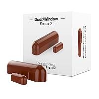 Розумний датчик відкриття дверей / вікна Fibaro Door / Window Sensor 2, Z-Wave, 3V ER14250, коричневий