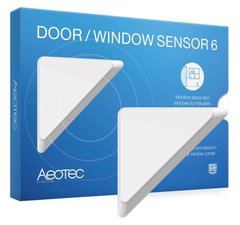 Розумний датчик відкриття дверей / вікна Aeotec ZW112, Z-Wave, DC 5V Li-Ion, білий