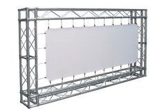 Натяжной экран ADEO EYELET SURFACE 1300x553cm на люверсах Vision White\Rear\Rear DB\Fold Rear
