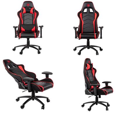 Ігровое крісло 2E GAMING GC25 Black/Red