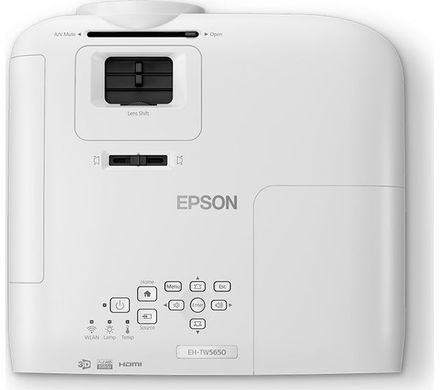 Проектор для домашнього кінотеатру Epson EH-TW5650 (3LCD, Full HD, 2500 ANSI Lm)