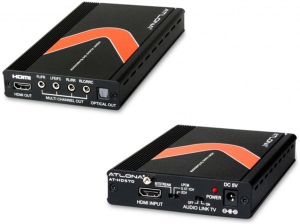 HDMI передатчик аудио декодер Atlona AT-HD570 - HDMI Audio De-Embedder with 3D Support (АРЕНДА)