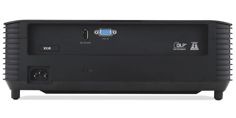 проектор X118(DLP,3600lm,SVGA, 2.7кг) X118