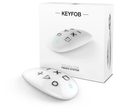 Розумний пульт управління Fibaro KeyFob, Z-Wave, 3V CR2450, IP54, білий