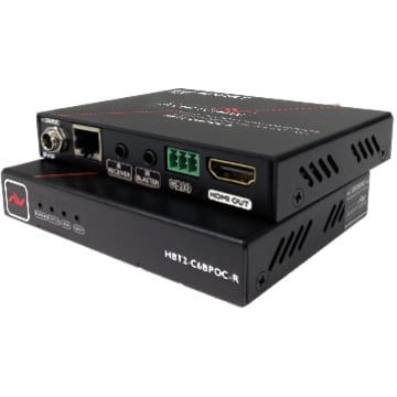 Avenview HBT2-C6BPOC-SET HDMI HDBaseT CAT5/6/7 Extender (Transmitter/Receiver)Set with IR/RS-232/PoC (RENT)