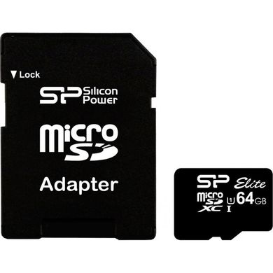 Карта пам'яті Class 10 UHS| 64GB microSDXC + SD adapter