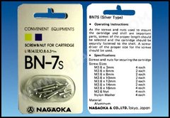 Набор крепежа для монтажа картриджа на шелл: Nagaoka BN-7S art 3084