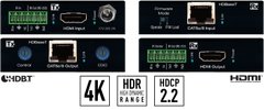 Удлинитель Key Digital KD-X222PO HDMI по CAT5e/6 HDBaseT (комплект)